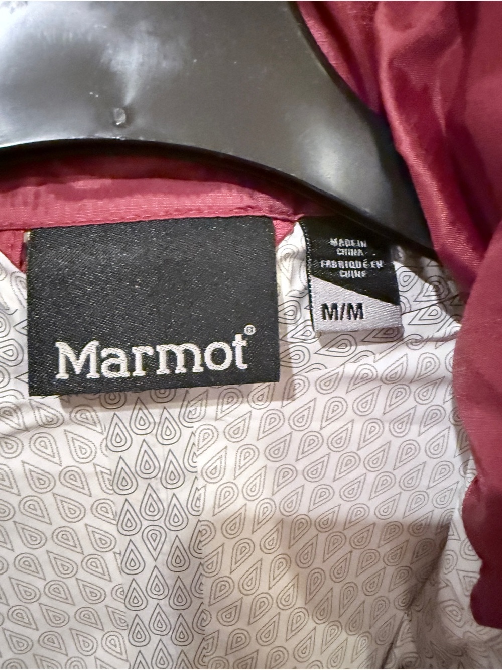 Marmot Raspberry-Red Lightweight Ski Jacket - Picture 2 of 4
